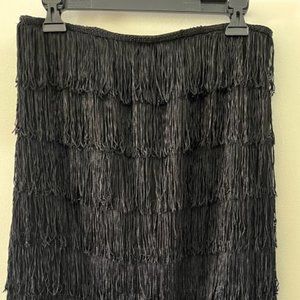 Express strapless black dress size 8